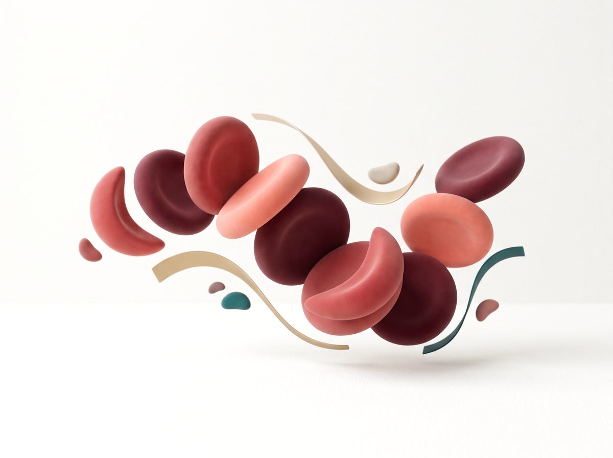 Sickle cell disease illustration