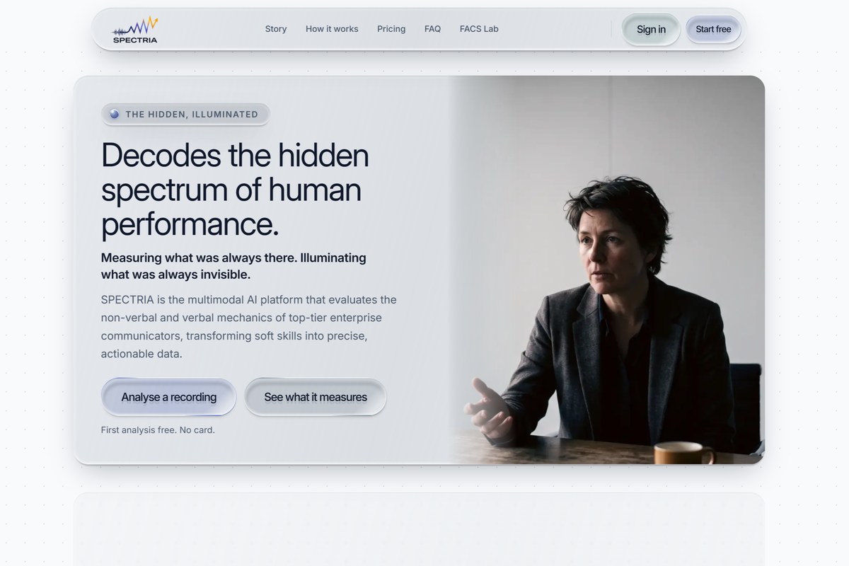 The SPECTRIA product page